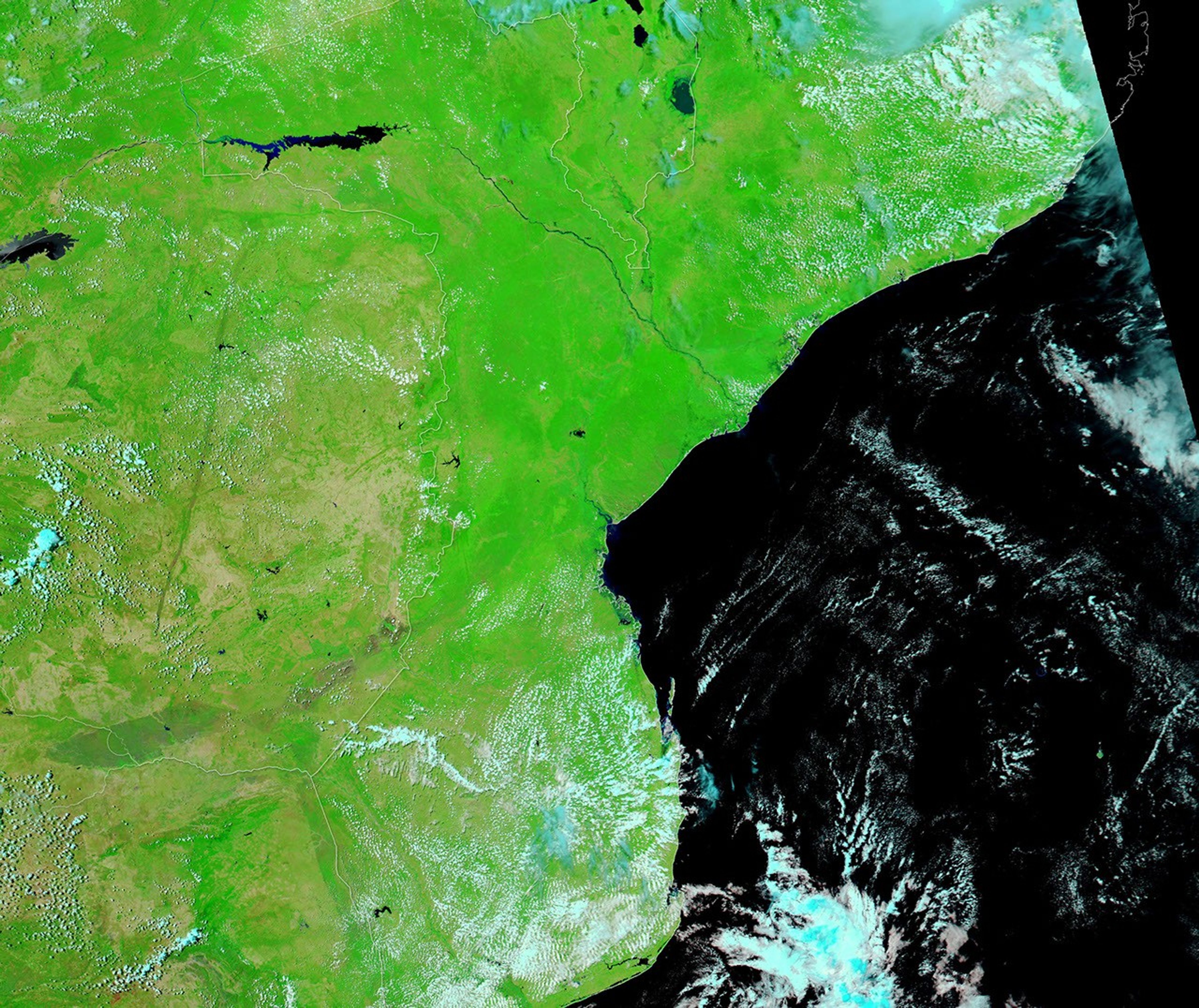 Devastation in Mozambique