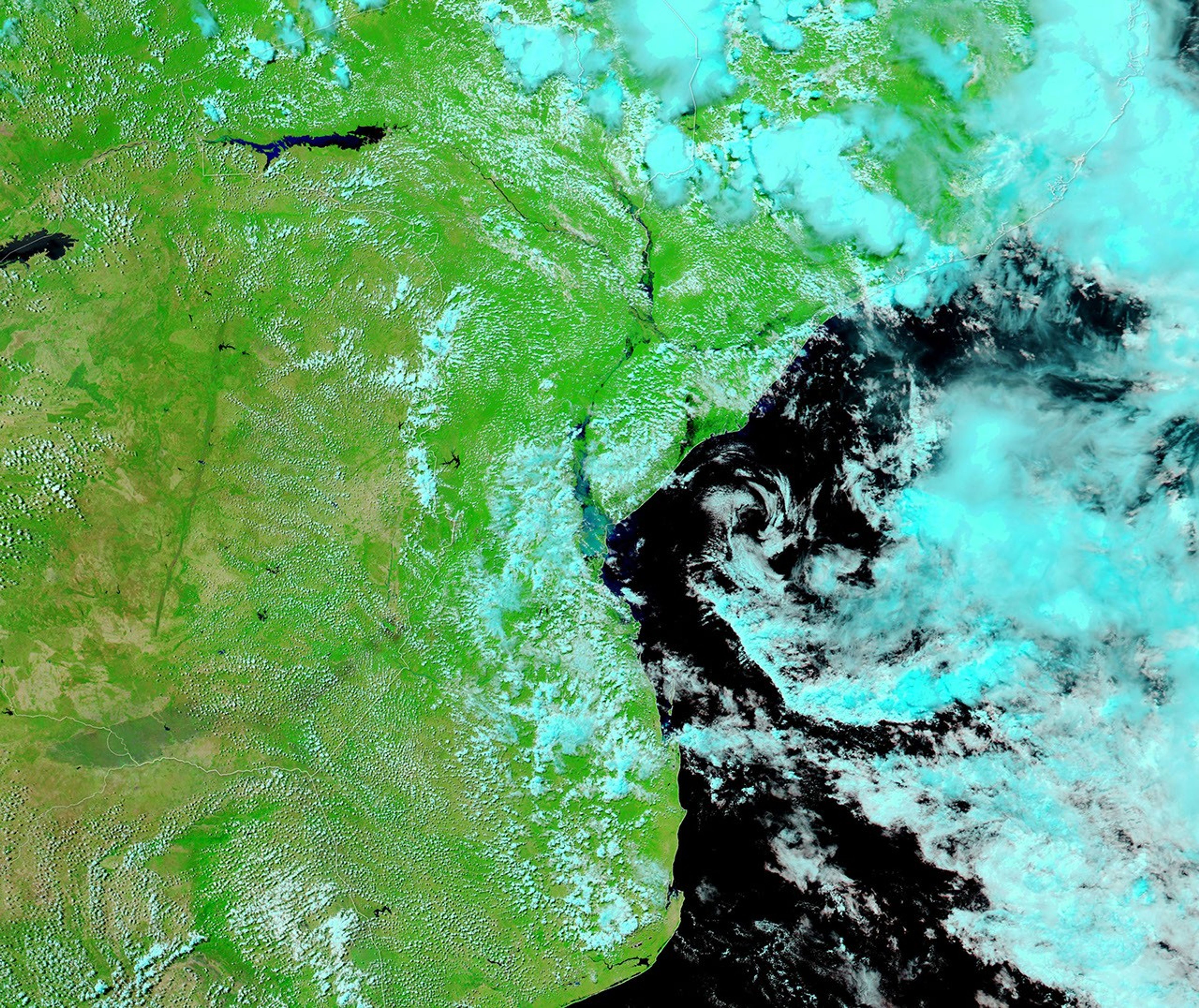 Devastation in Mozambique