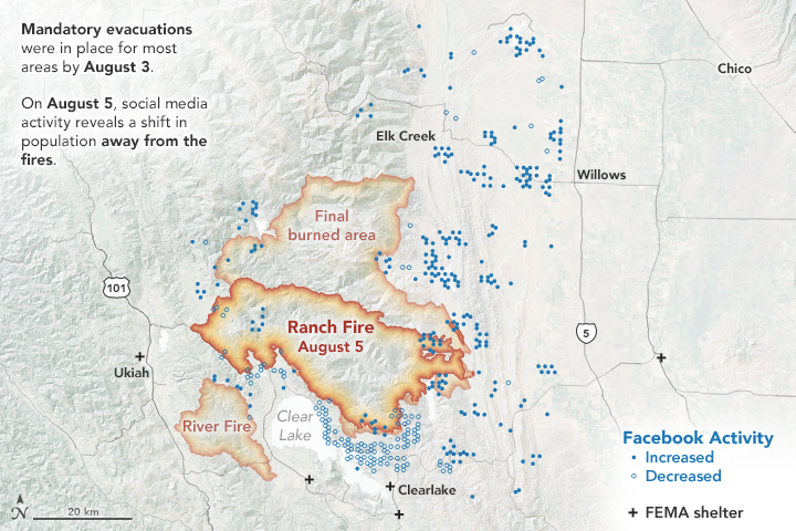 Understanding Evacuation Patterns with Social Media