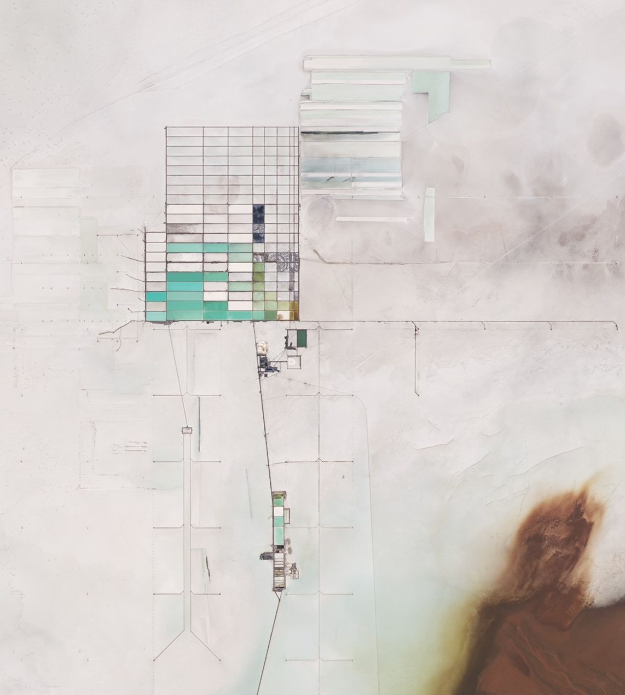 Lithium Harvesting at Salar de Uyuni