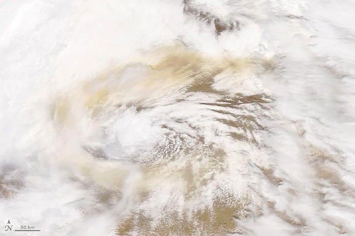 Dust Swirls over Asia