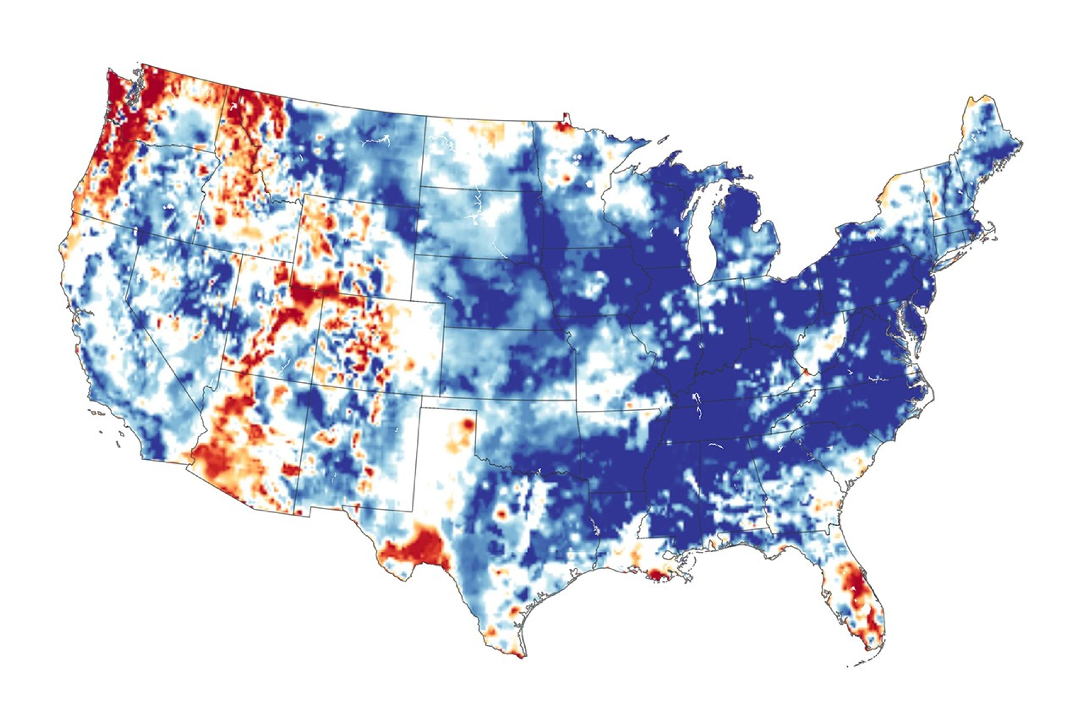 Record-Setting Precipitation Leaves U.S. Soils Soggy
