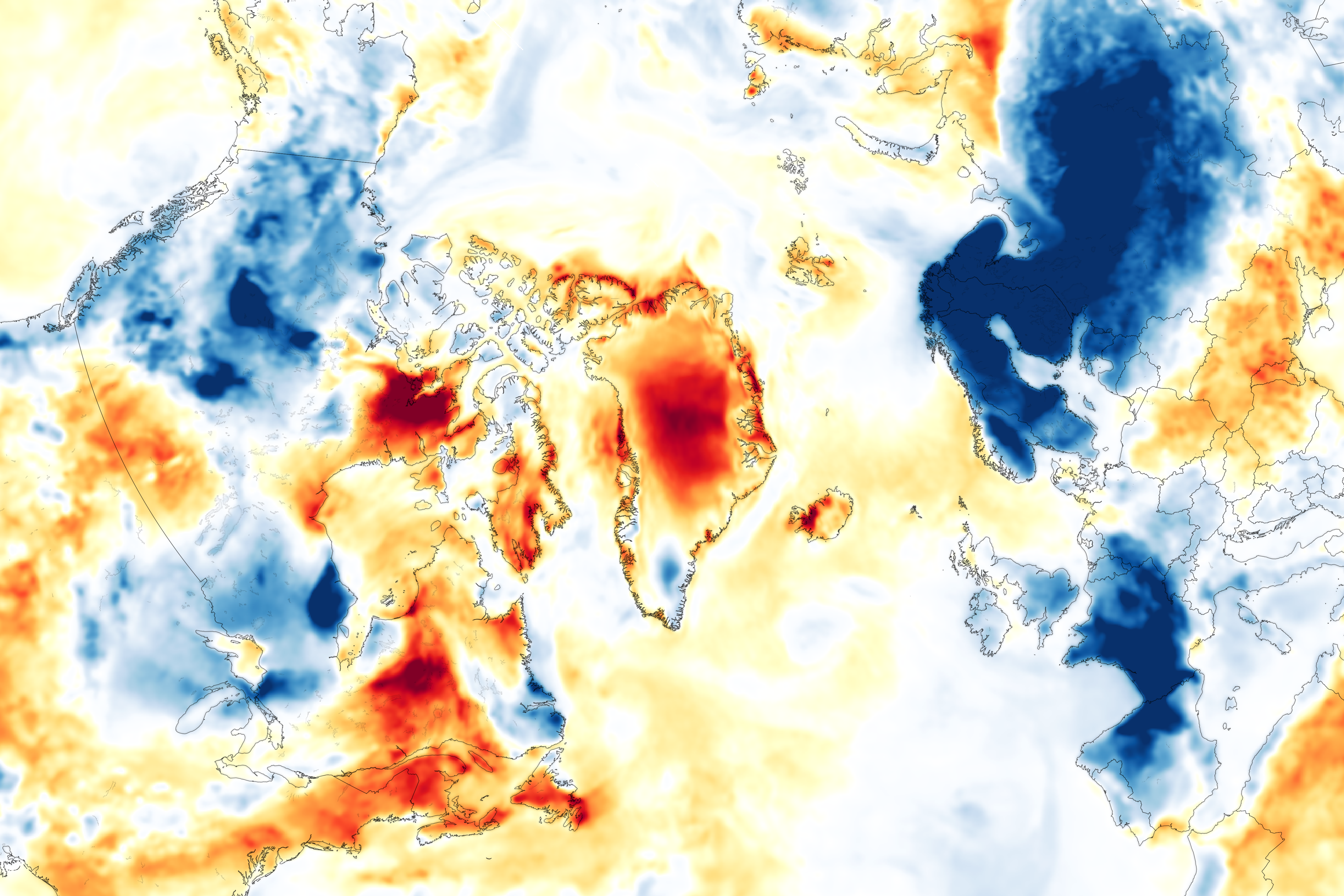 Warm Weather Brings Major Melting to Greenland