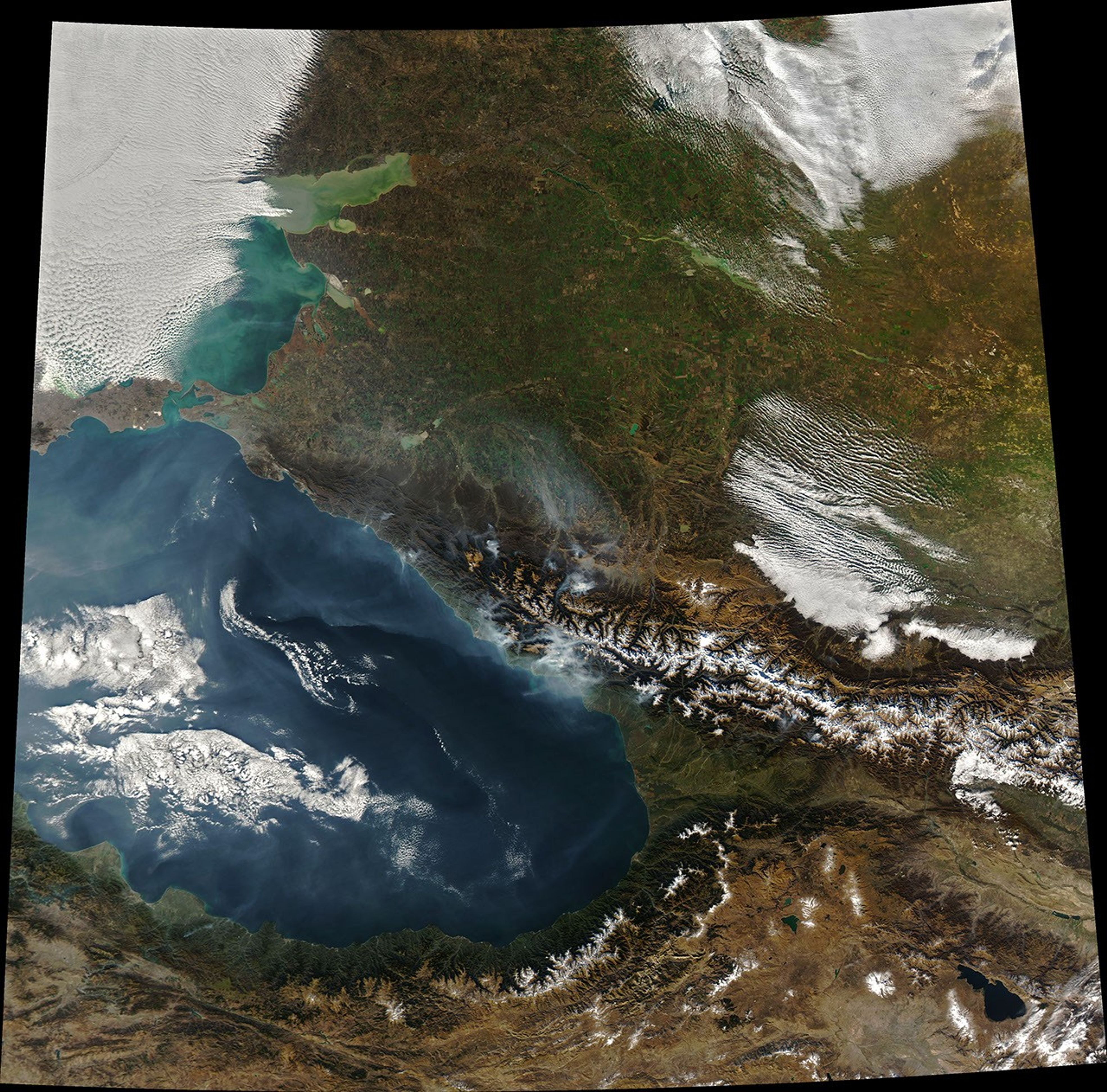 Fires in the Caucasus