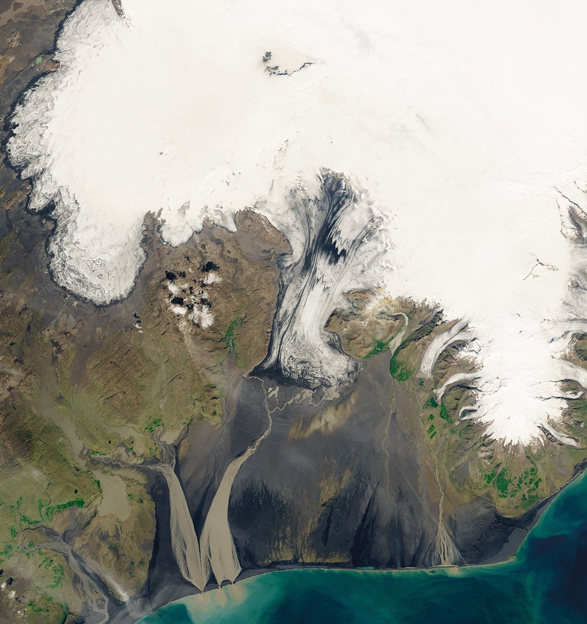 Iceland’s Volcanic Glacier