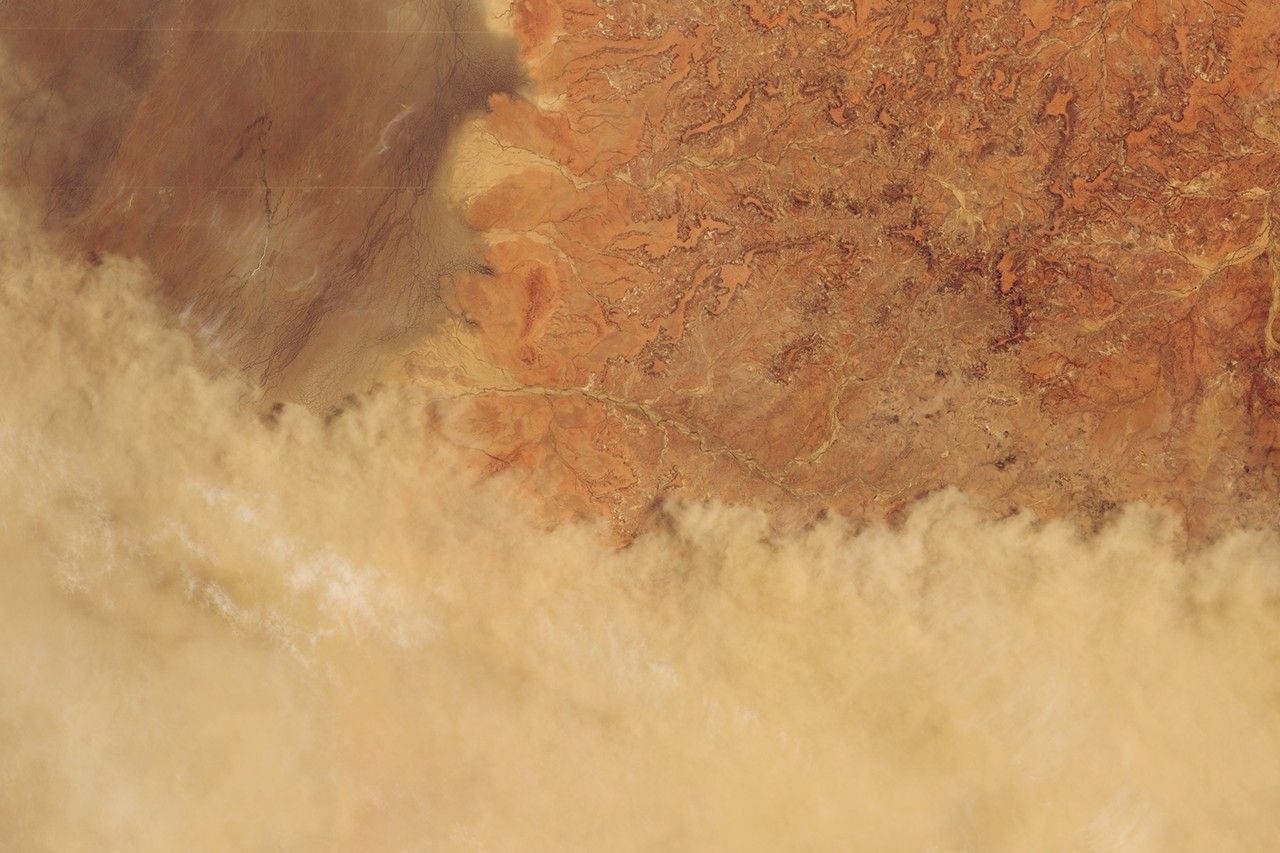 Australian dust storm, Queensland