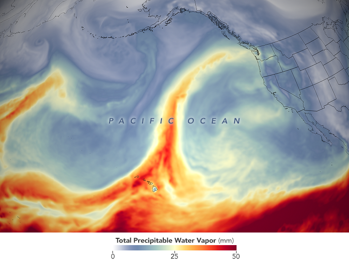 Moisture Pummels the Pacific Northwest