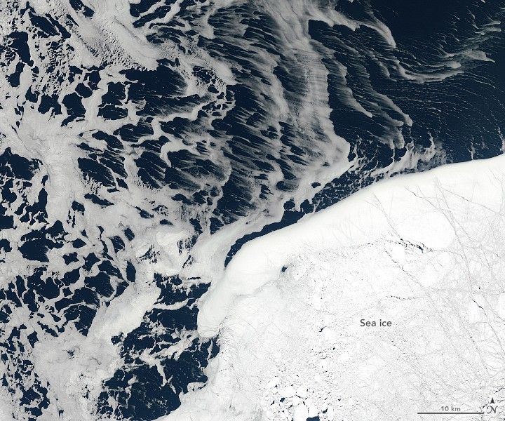 Drift Ice in the Sea of Okhotsk - NASA Science