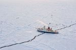 Drifting With Broken Sea Ice