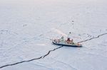 Drifting With Broken Sea Ice