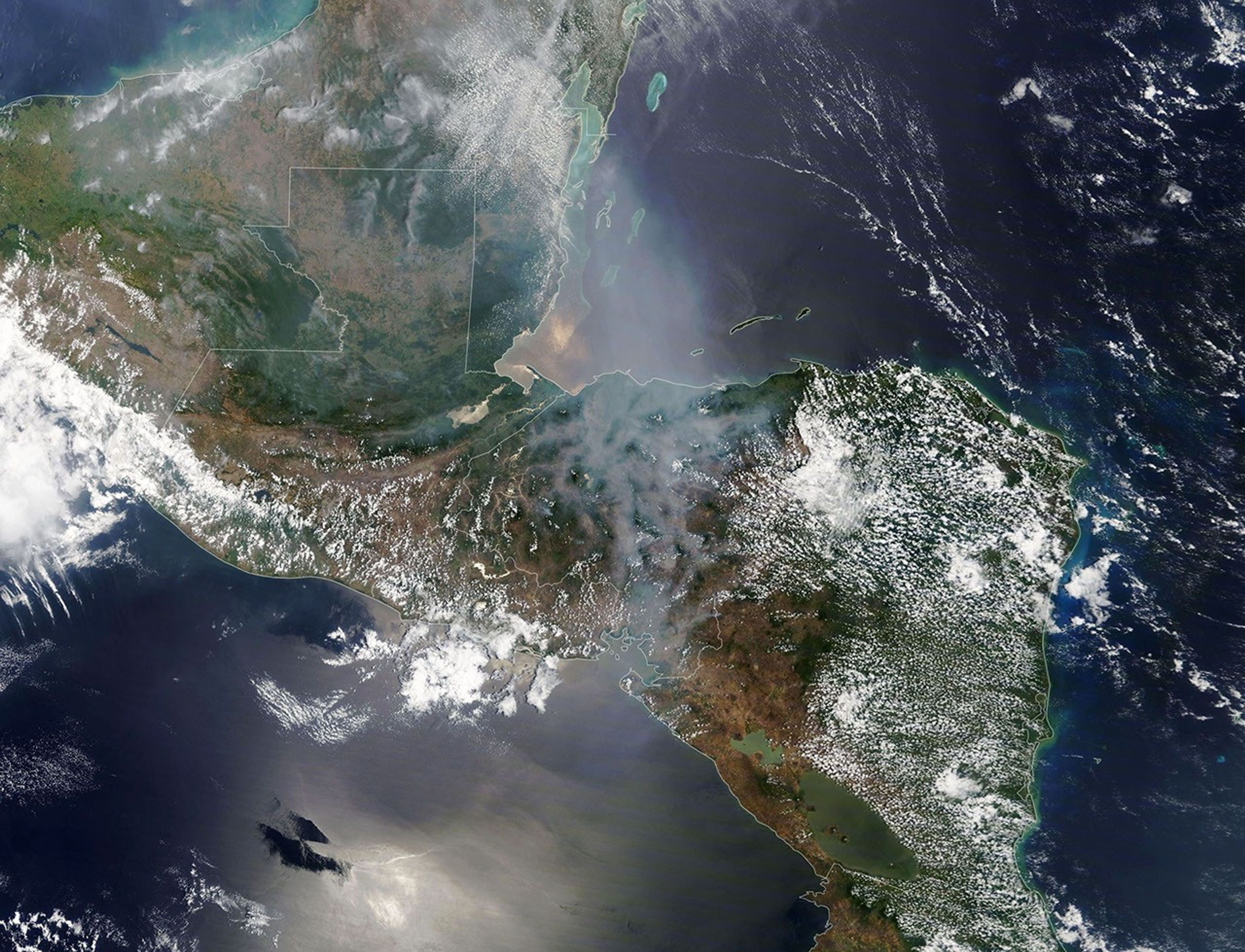 Smoke Hangs Over Honduras