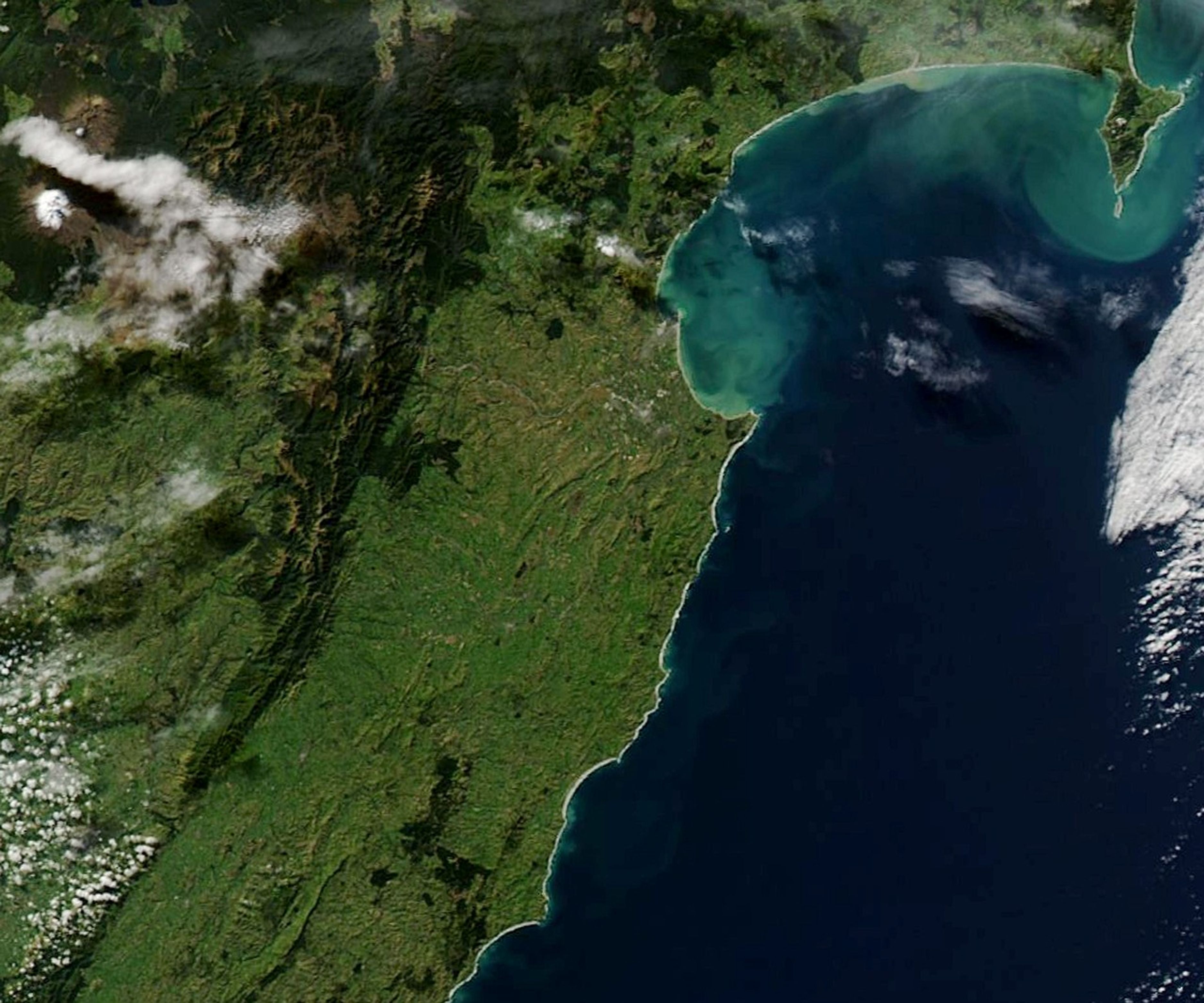 New Zealand Browned by Drought