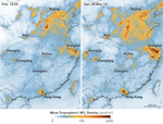 Nitrogen Dioxide Levels Rebound in China
