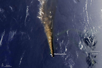 Nishinoshima Belches Ash and Lava