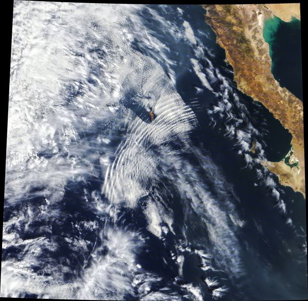 Wave Cloud Pattern The Undulations of Wave Clouds - NASA Science