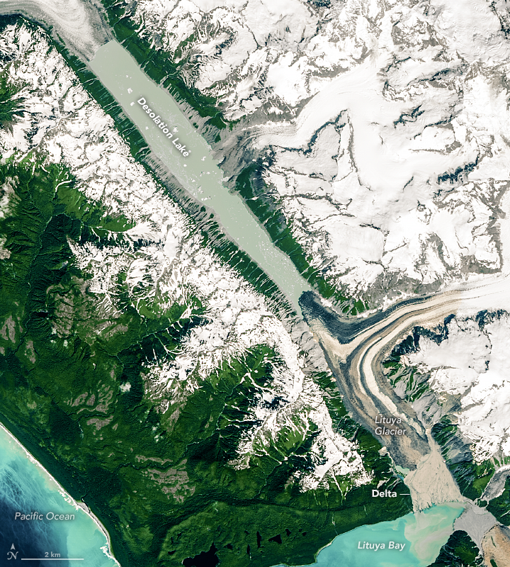 Outburst at Desolation Lake