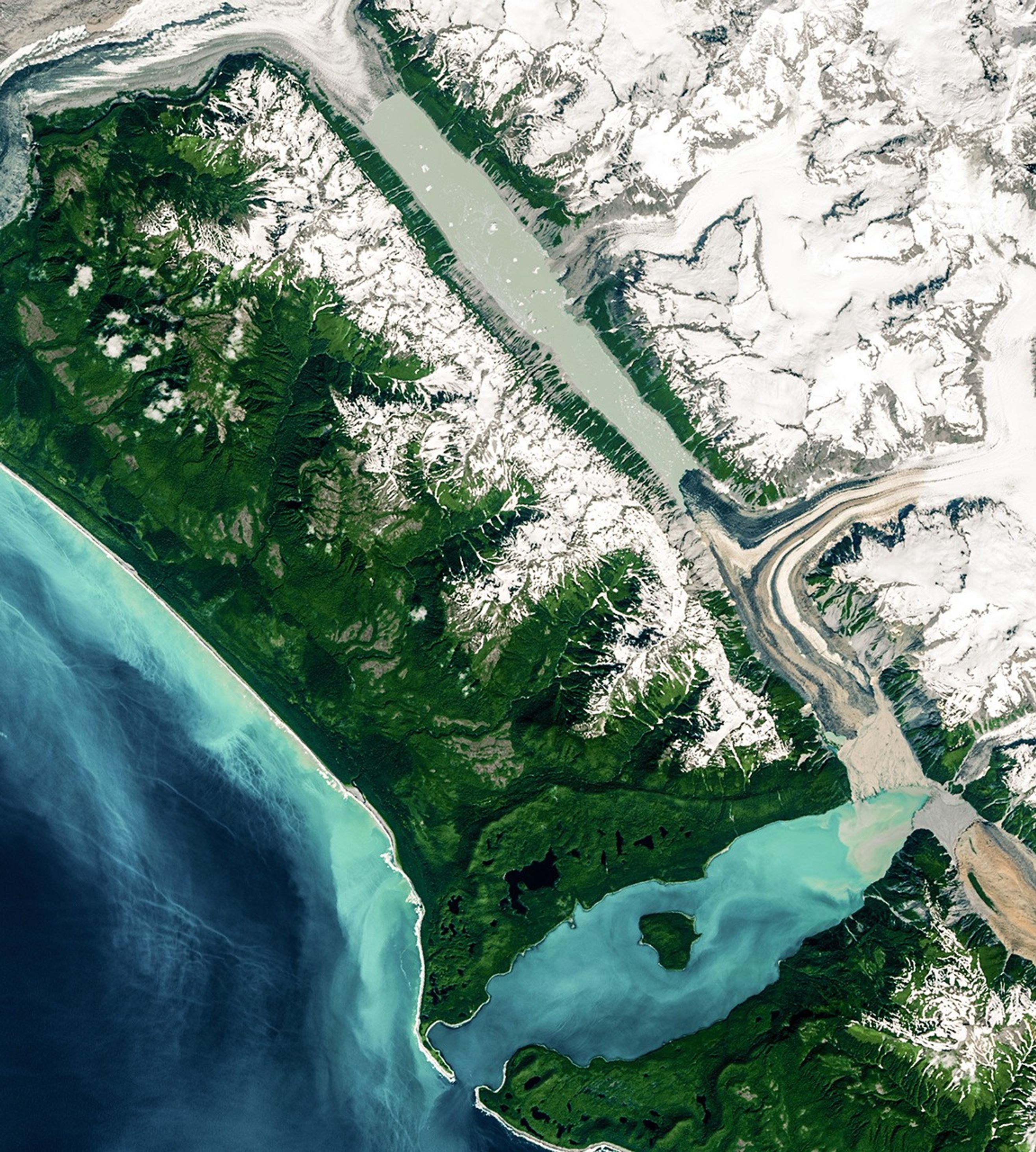 Outburst at Desolation Lake