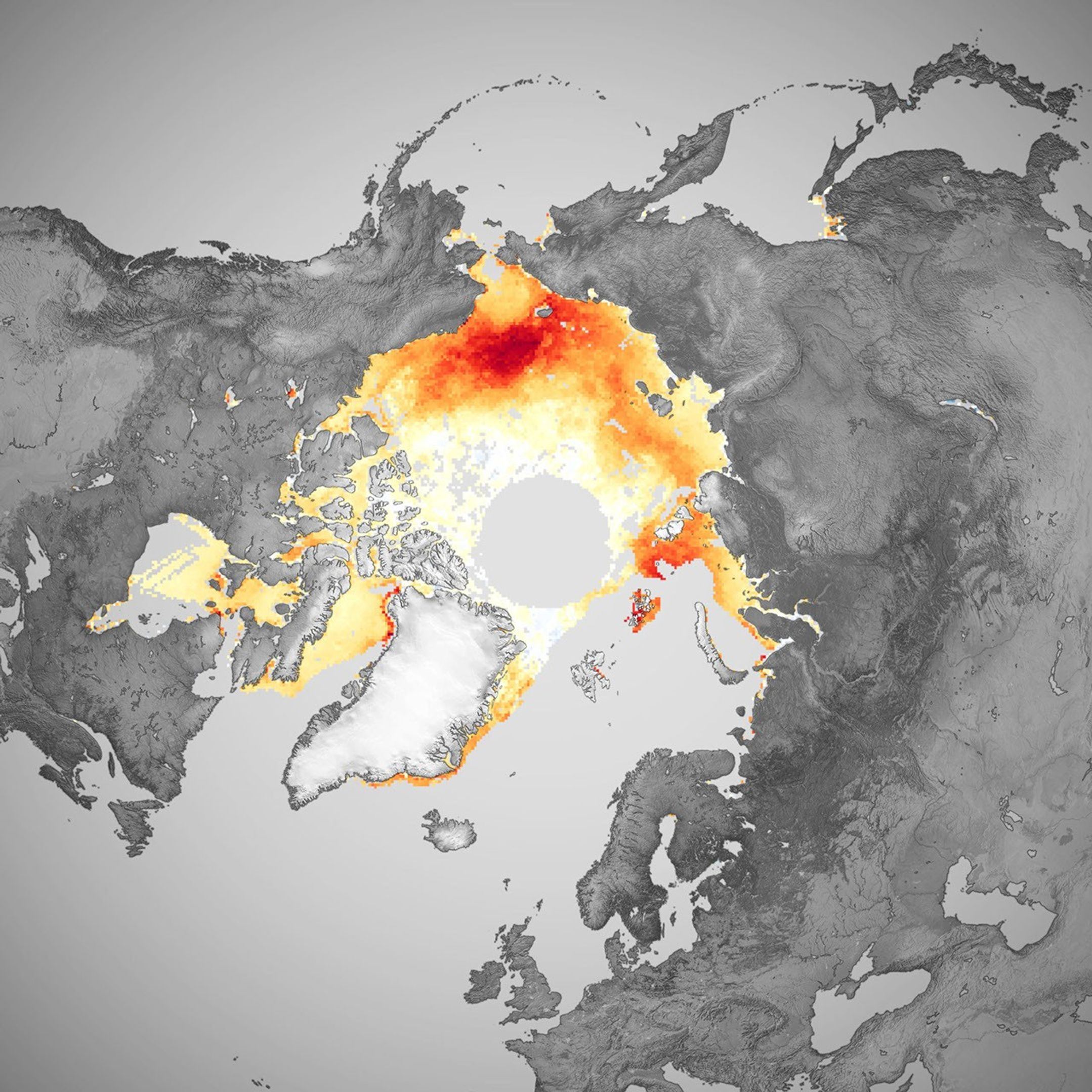 The Long Decline of Arctic Sea Ice