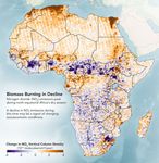 Reduced Fires Lead to Some Air Quality Improvements in Africa