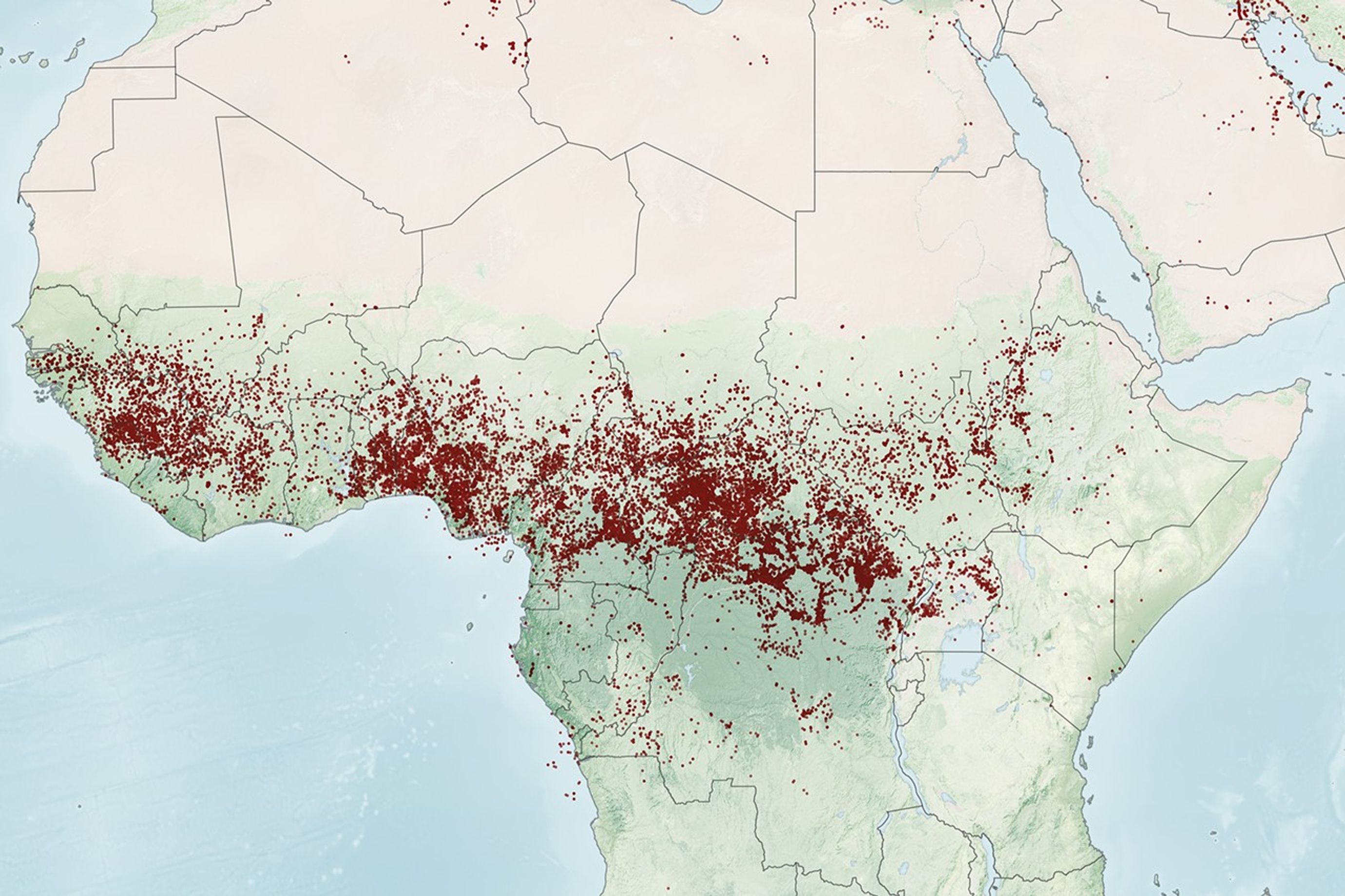 Reduced Fires Lead to Some Air Quality Improvements in Africa - related image preview