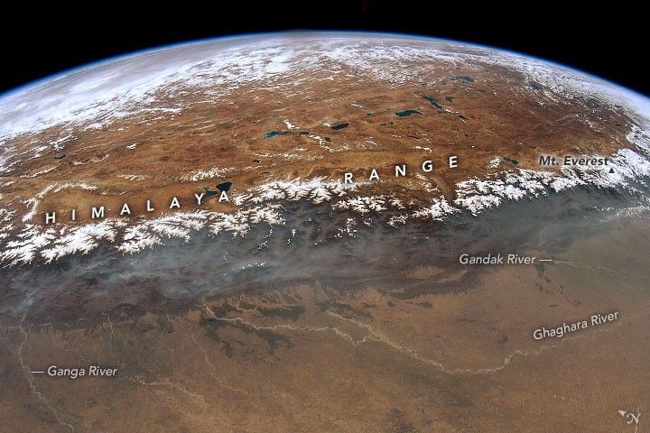 
			Himalayas, Near and Far - NASA Science			