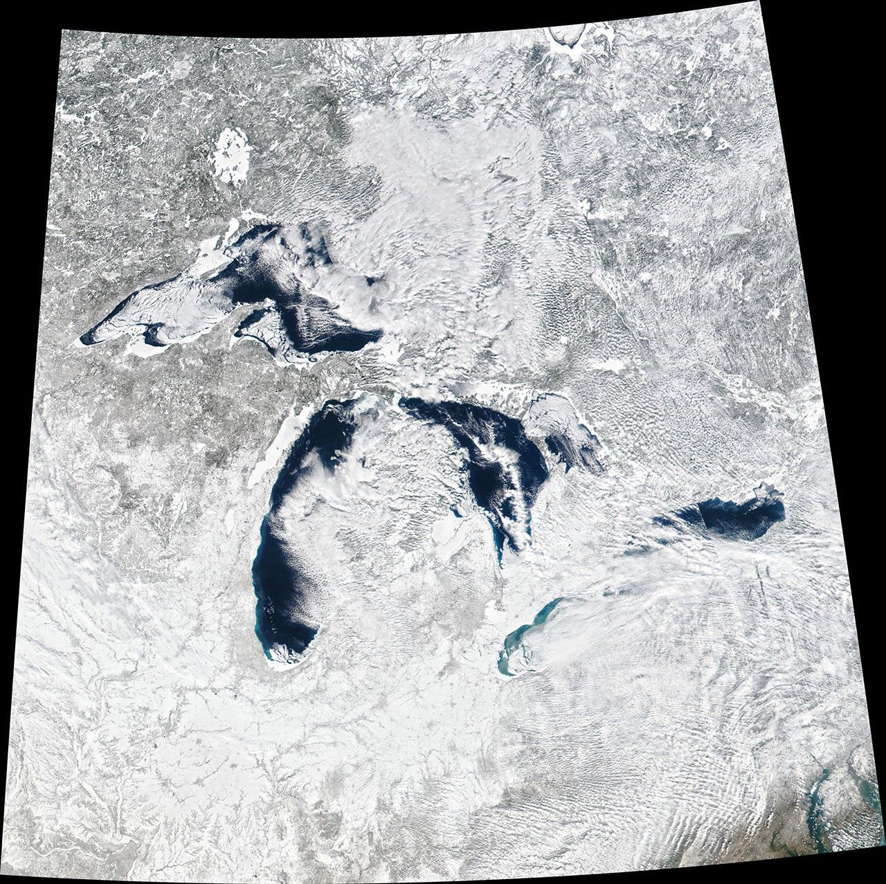 Wild Swings in Great Lakes Ice