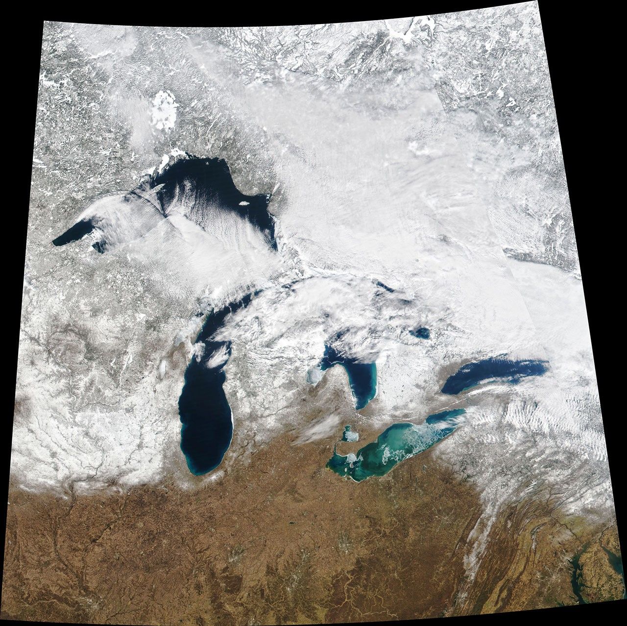 Wild Swings in Great Lakes Ice