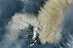 Eruption at La Soufrière