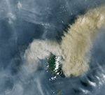Eruption at La Soufrière