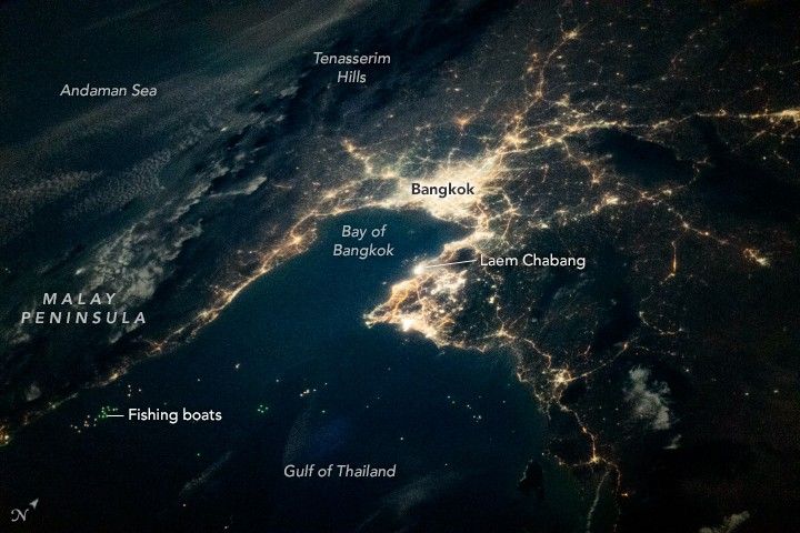 
			One Night in Bangkok - NASA Science			