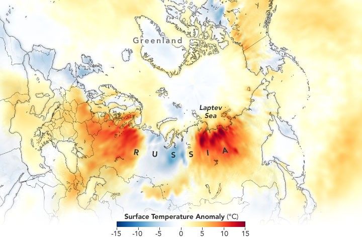 A Scorcher in Siberia and Europe