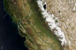 A Long View of Sierra Snow