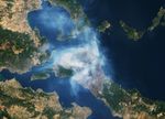 Fire Consumes Large Swaths of Greece