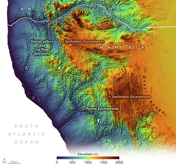Fossil Fjords in Namibia