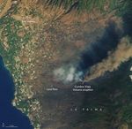 Lava Burns a Path Through La Palma