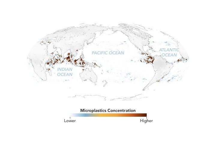 Mapping Marine Microplastics