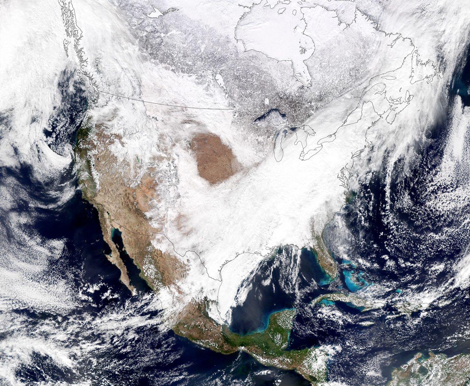 Massive Winter Storm Sweeps Across U.S. - NASA Science