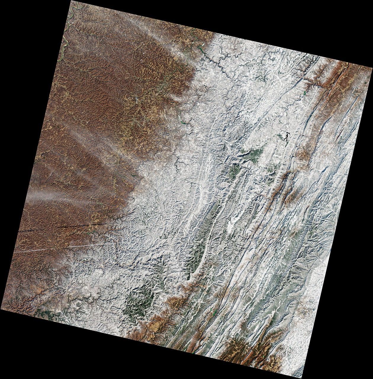 Winter in the Appalachians