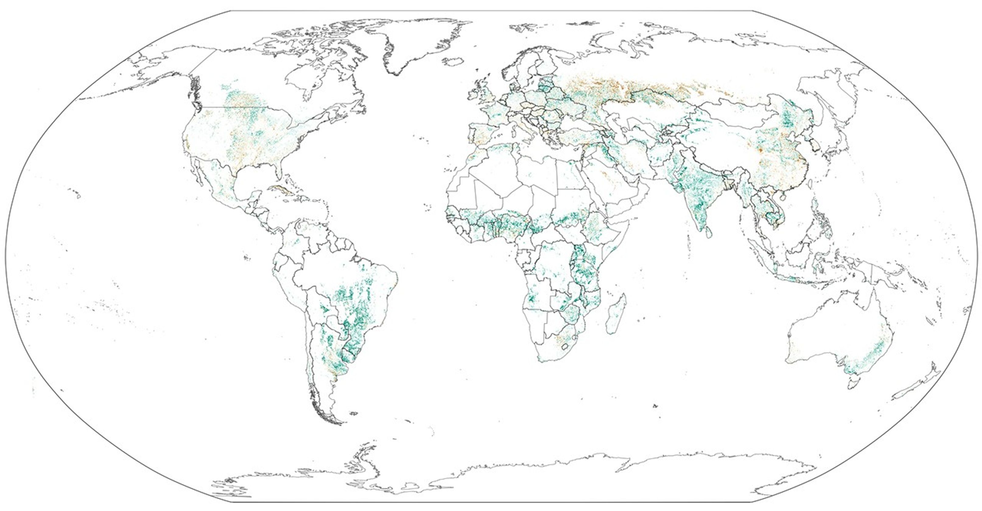 Global Croplands Expand