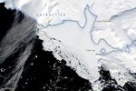 Breakup at Land Glacier