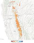 Wild Fluctuations in Sierra Snow