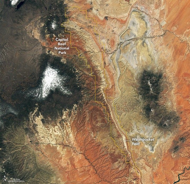 Traces of an Ancient Watery World in Capitol Reef