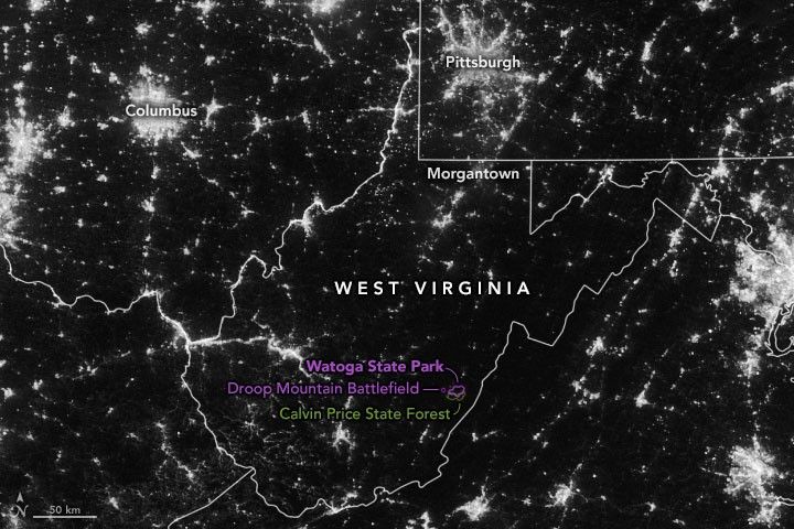 West Virginia’s Dark, Starry Parks