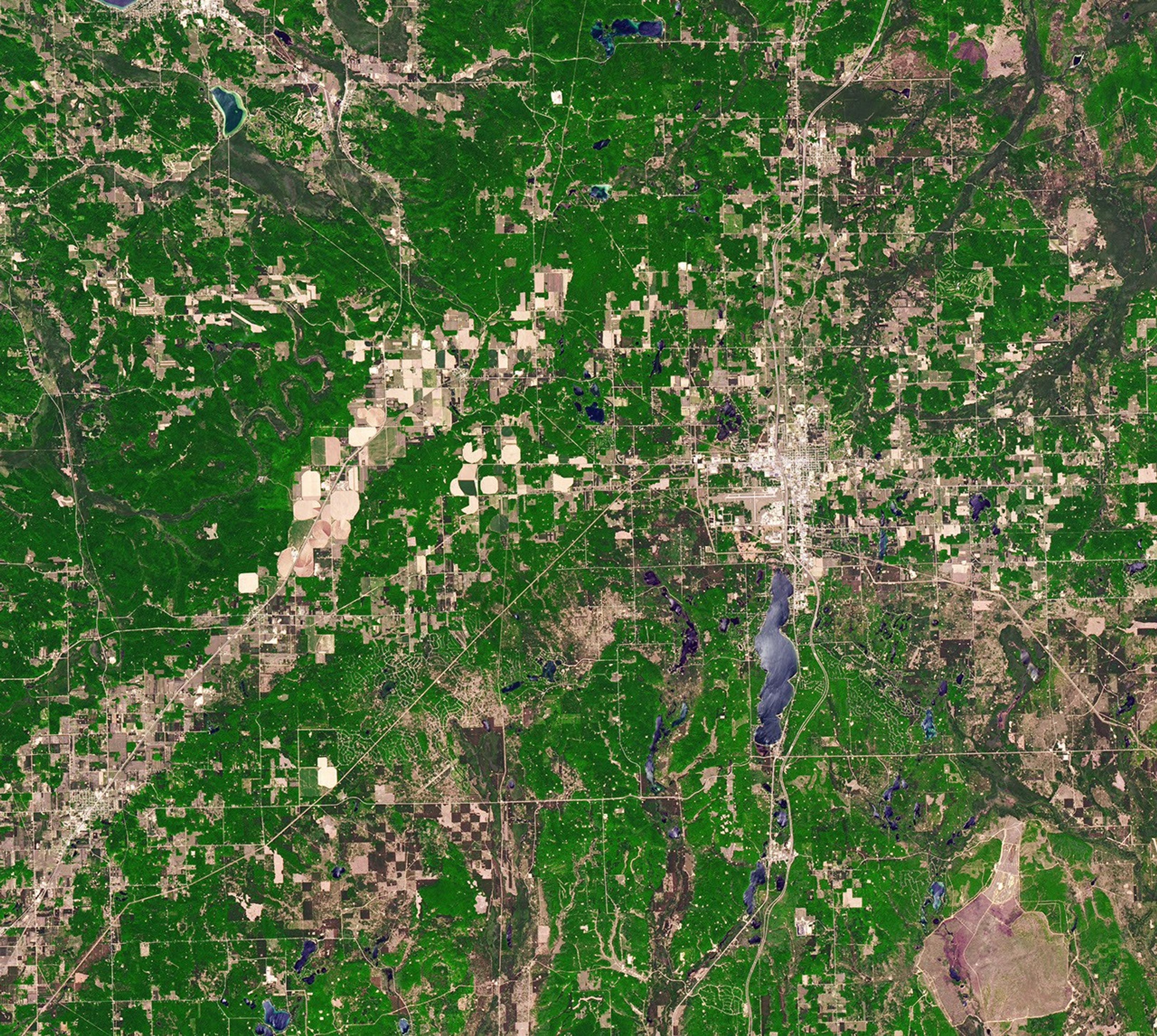 Tornado Scars Northern Michigan