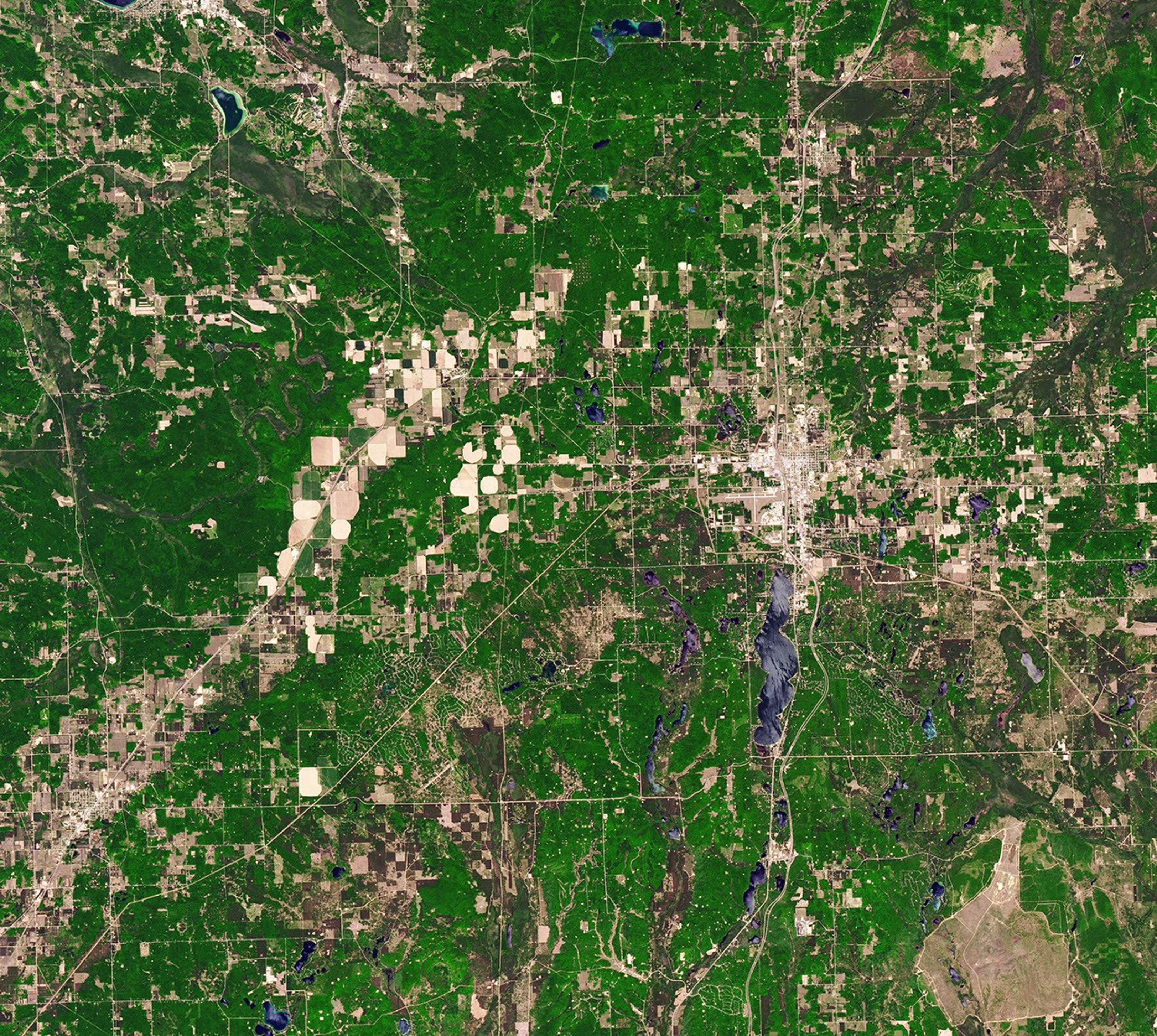 Tornado Scars Northern Michigan