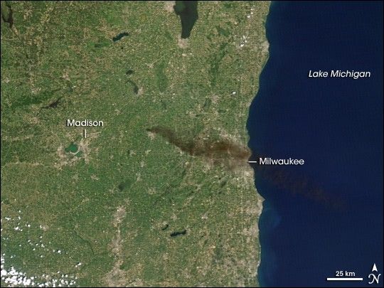 Tire Fire in Wisconsin