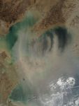 Dust Storm over the Yellow Sea