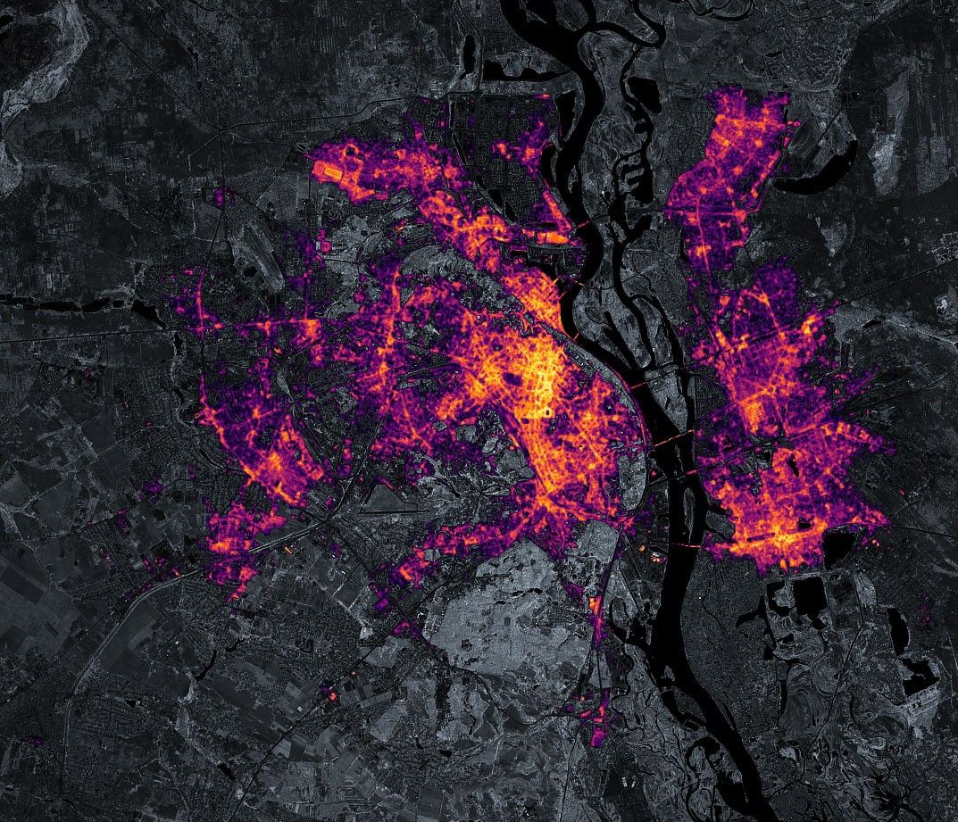 Tracking Night Lights in Ukraine
