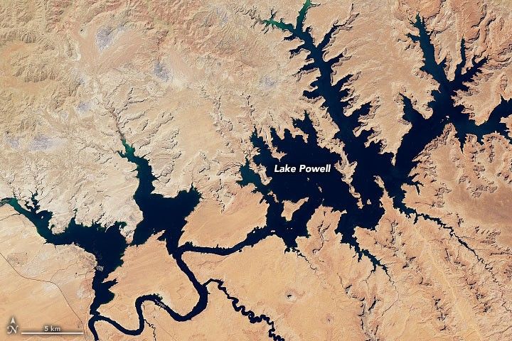 Lake Powell Still Shrinking