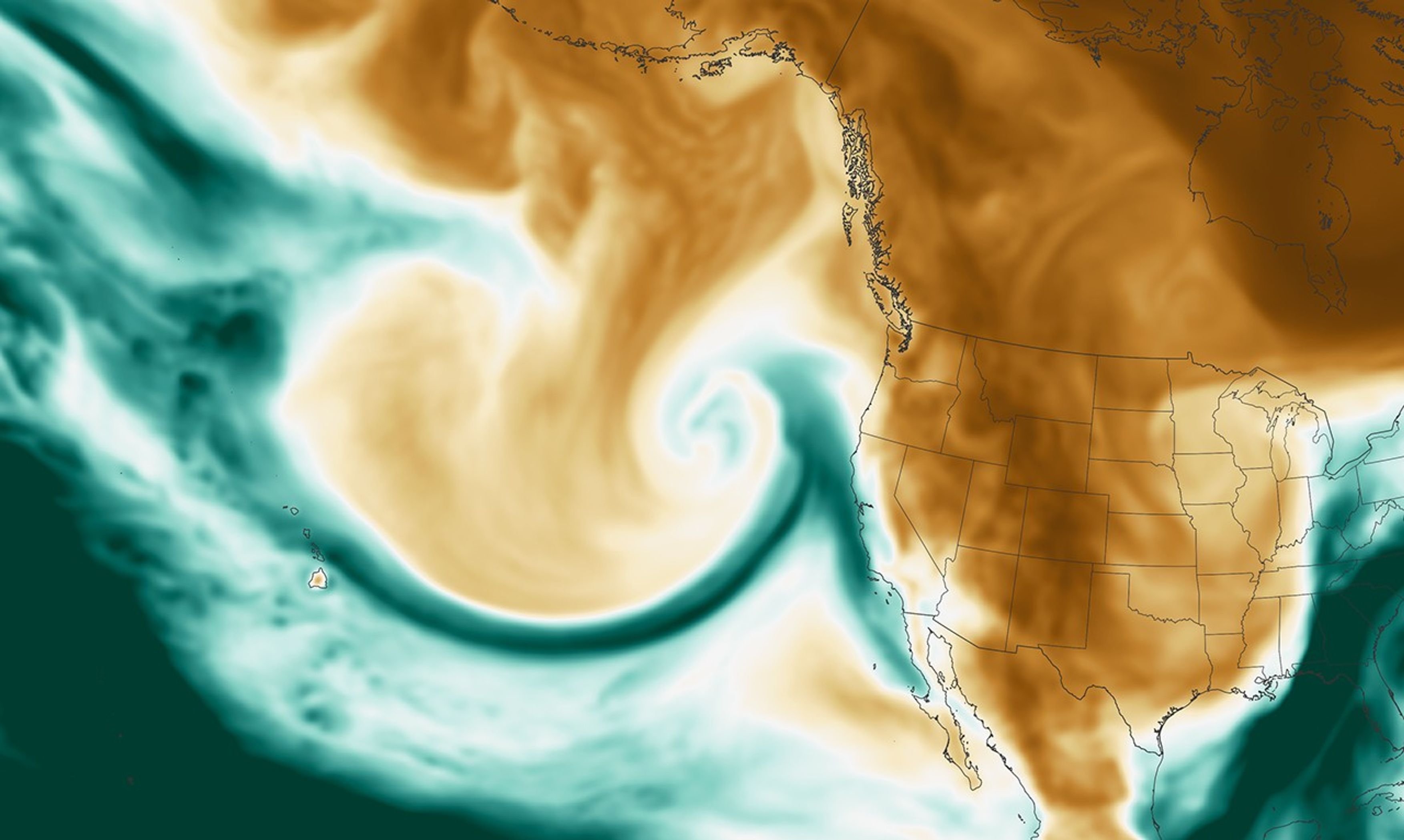 Atmospheric River Lashes California
